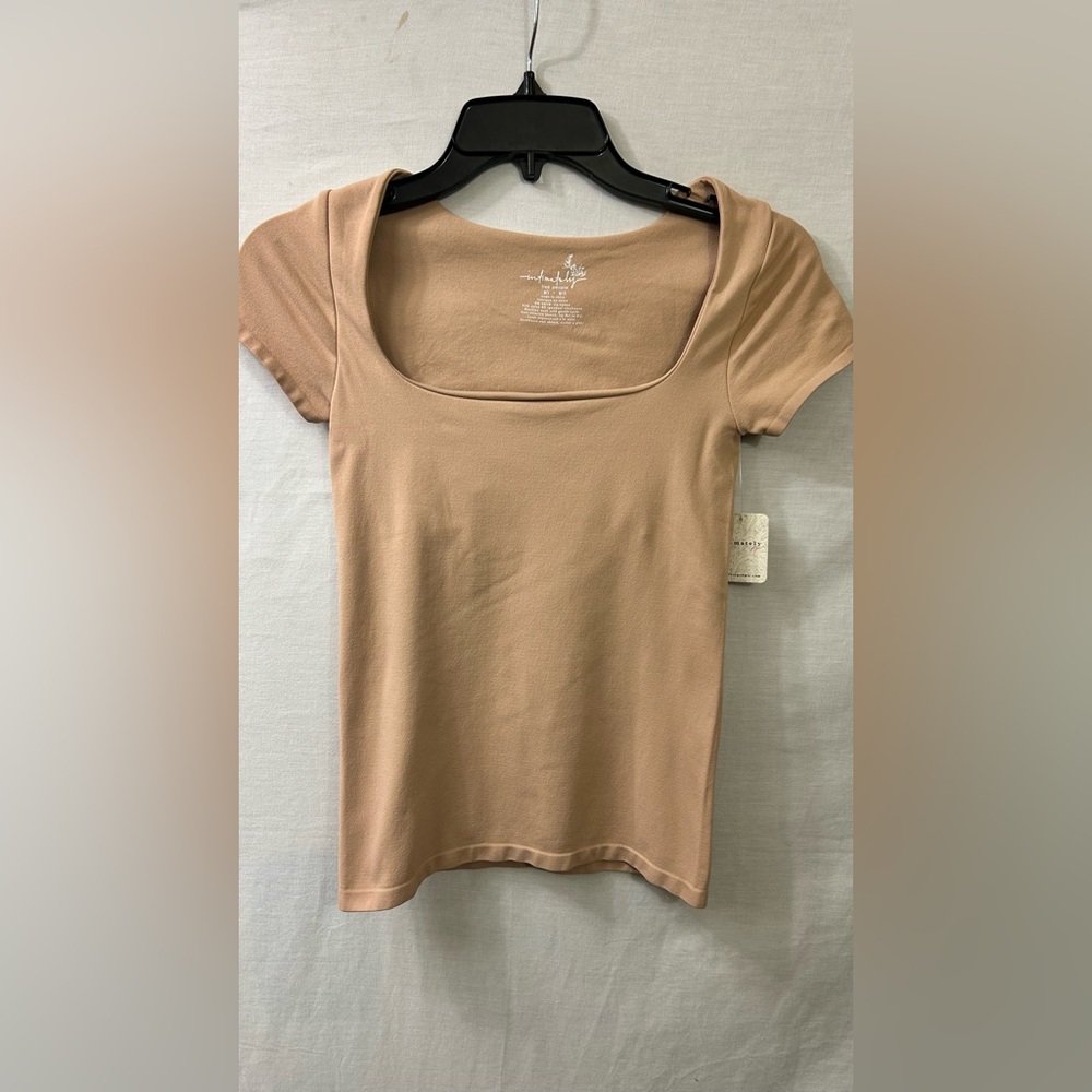 Free People intimately Clean Lines Baby Tee in Tuscany - Picture 2 of 6